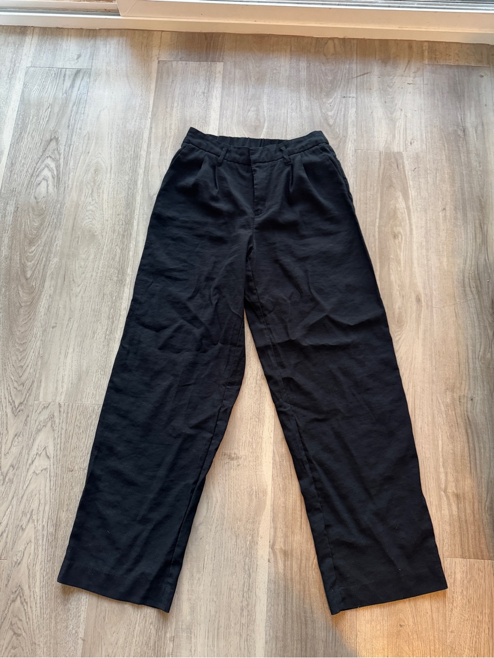 a new day Black Straight-Leg Chinos